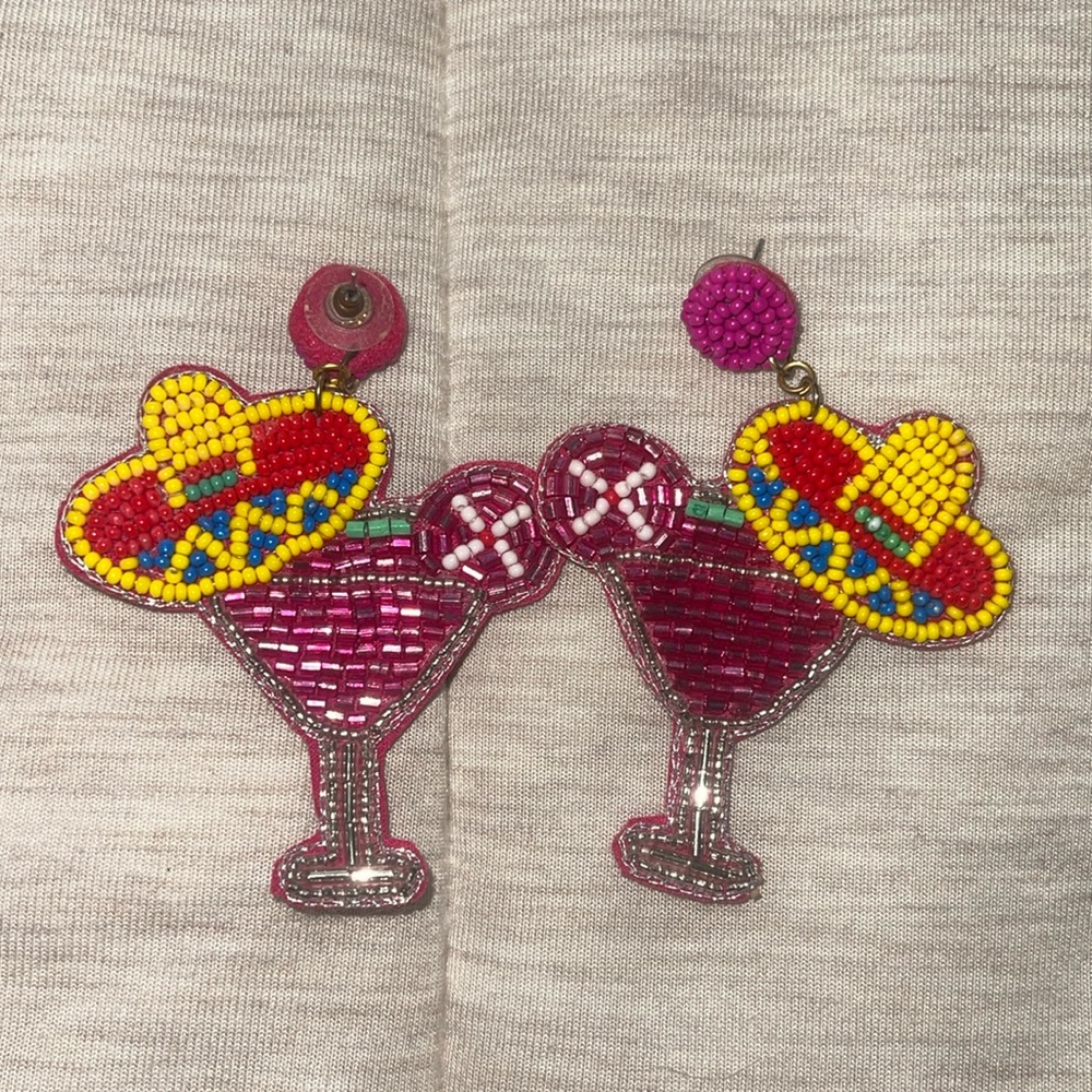 Beaded Margarita Earrings
